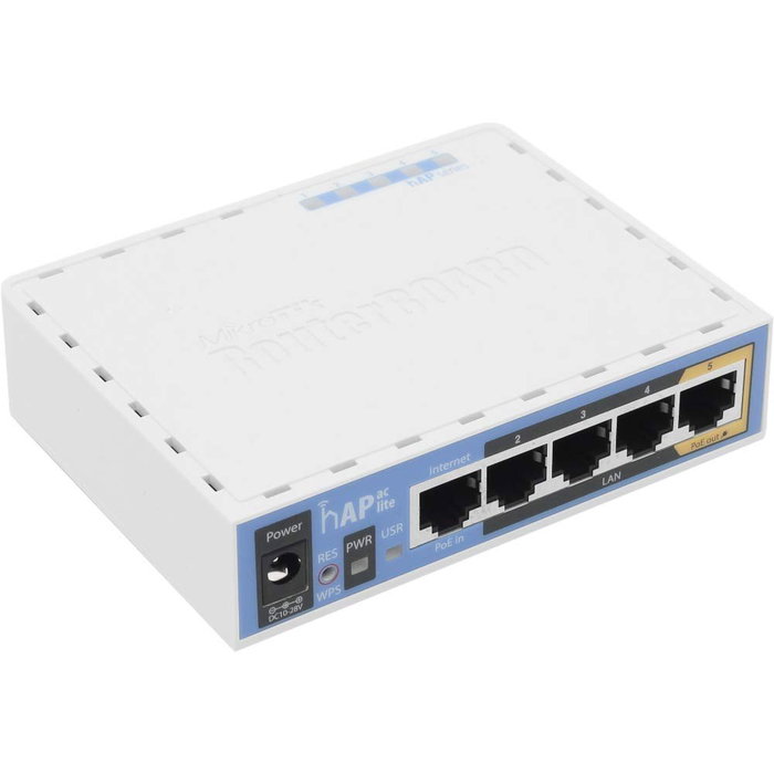 MikroTik hAP ac lite RB952Ui-5ac2nD Dual Band Blanco MikroTik hAP ac lite RB952Ui-5ac2nD Dual Band Blanco